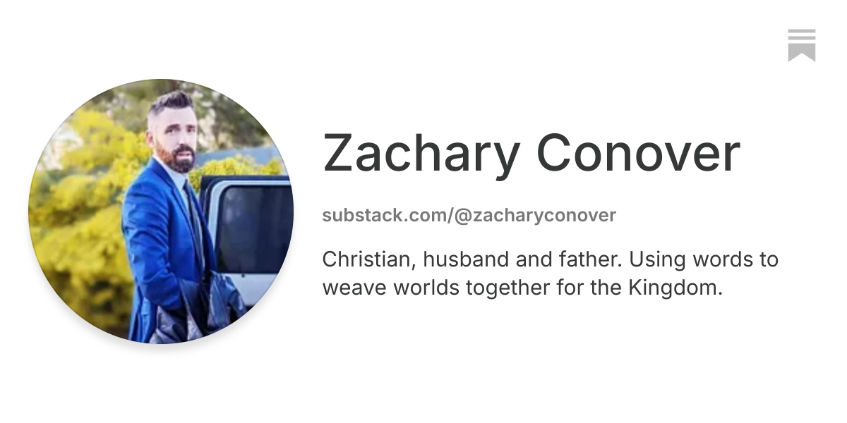 Zachary Conover | Substack