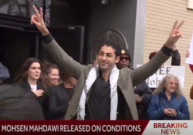 Judge Releases Columbia Student Mohsen Mahdawi on Bail