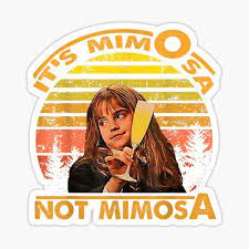 It's mimOsa not MimosA Funny Vintage" Sticker for Sale by theresapullman |  Redbubble