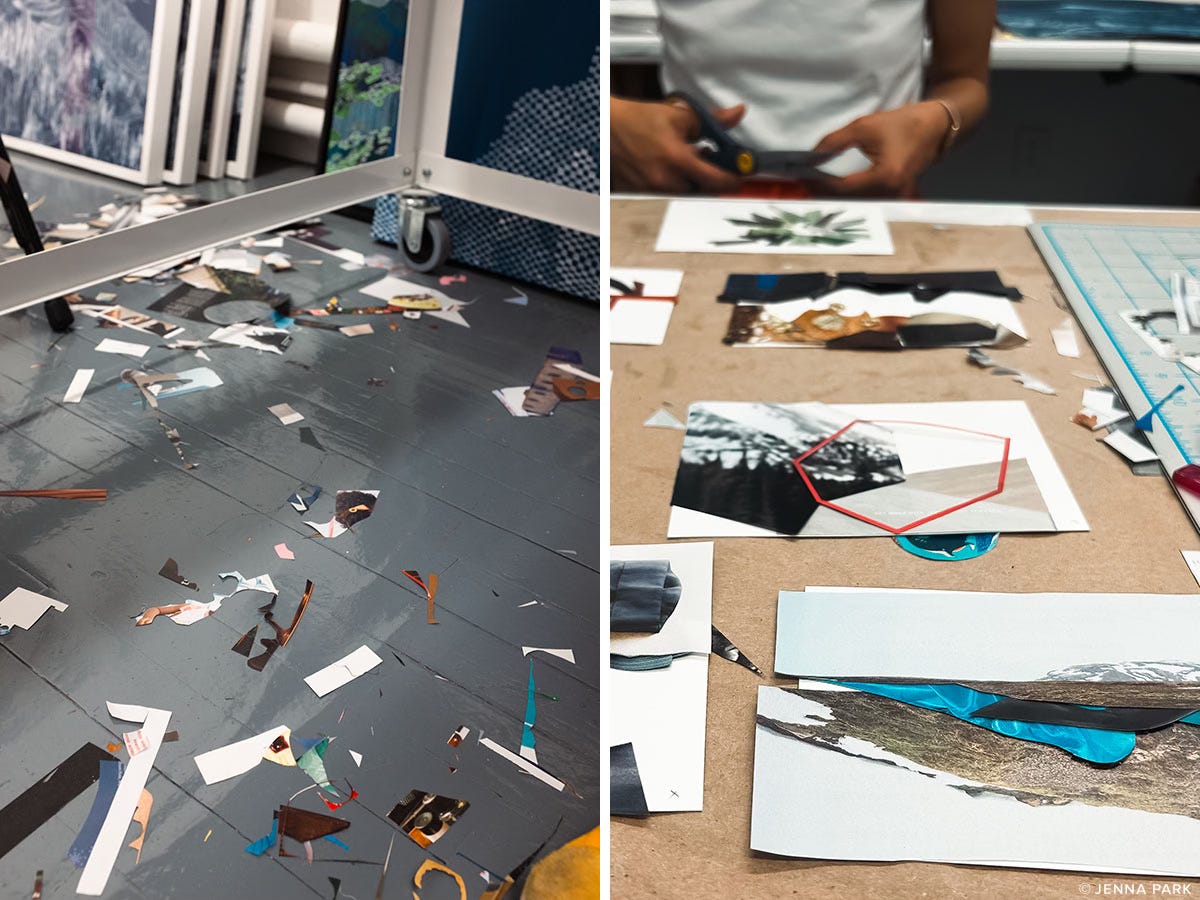 Cut paper messes