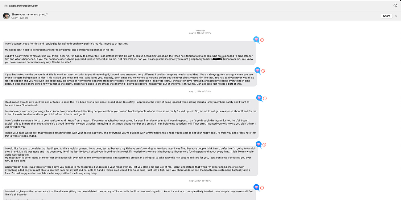 Read the Actual Texts My Therapist Sent While Extorting $126,000