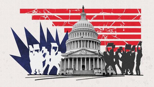 More Americans Say Political Rhetoric Has Gone Too Far