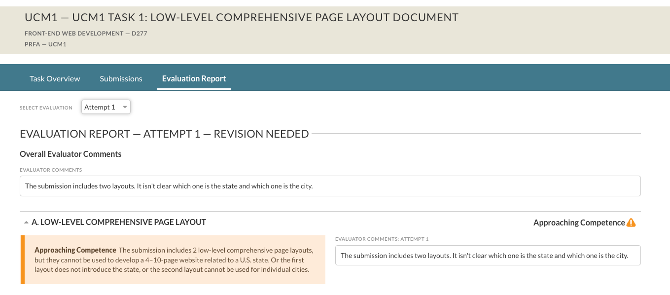 How I Passed WGU D277: Front-End Development - by Jess