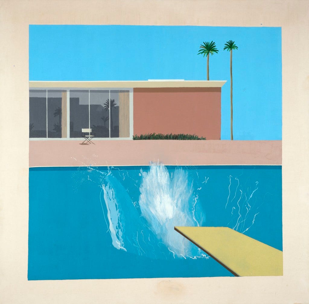 David Hockney, A Bigger Splash, 1967 David Hockney, A Bigger Splash, 1967