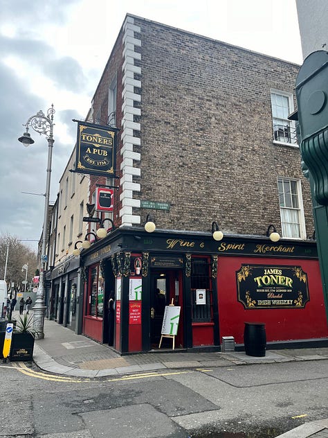 In and out at Toner's Pub