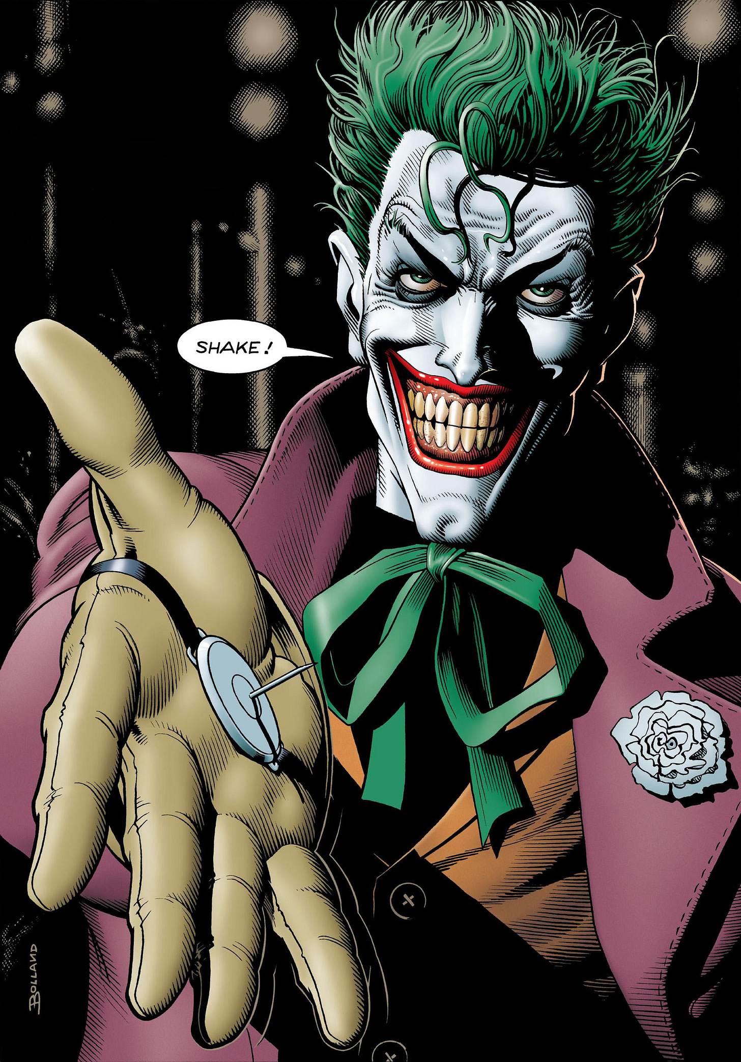 Brian Bolland - Joker art for Who's Who in the DC Universe (1991) : r/batman