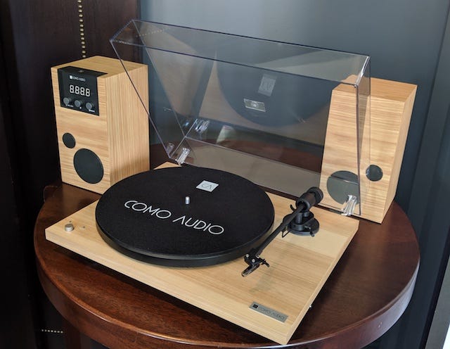Como Audio SpeakEasy system with turnable