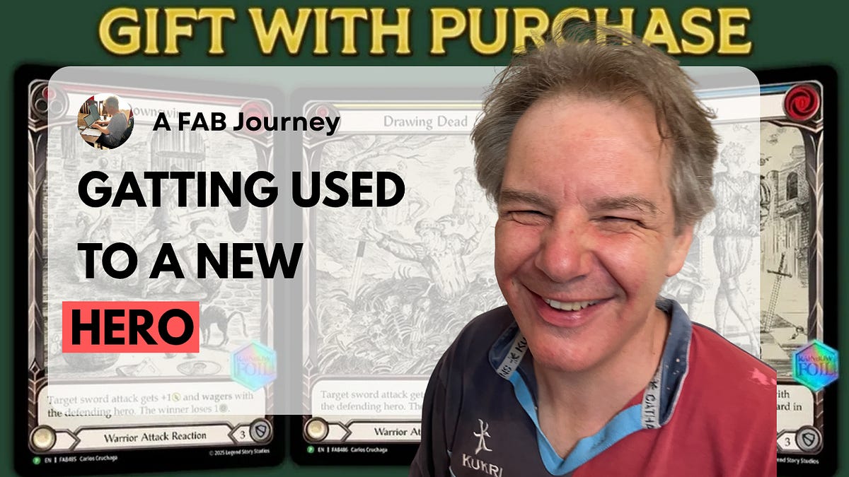 Getting Used To A New Hero - A FAB Journey’s Substack