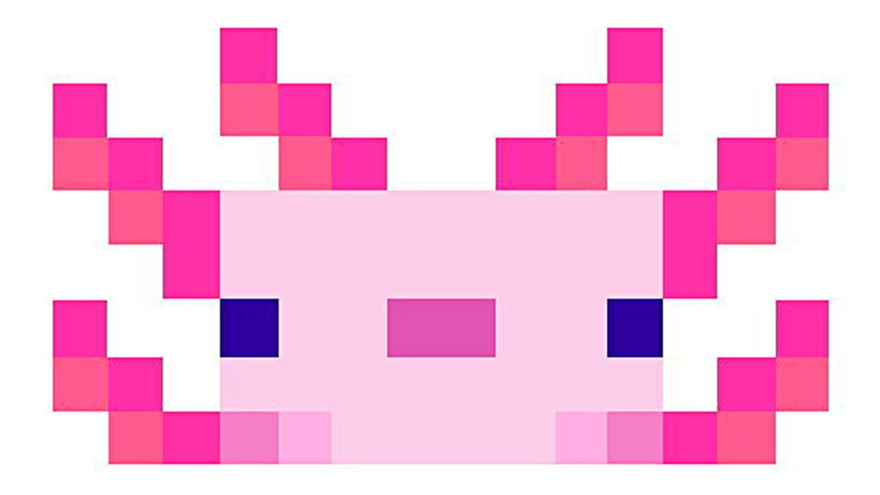An minecraft generated Axoloti