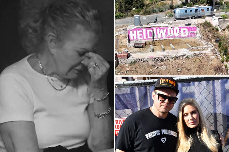 Spencer Pratt shares emotional video of his sobbing mother at burned ...
