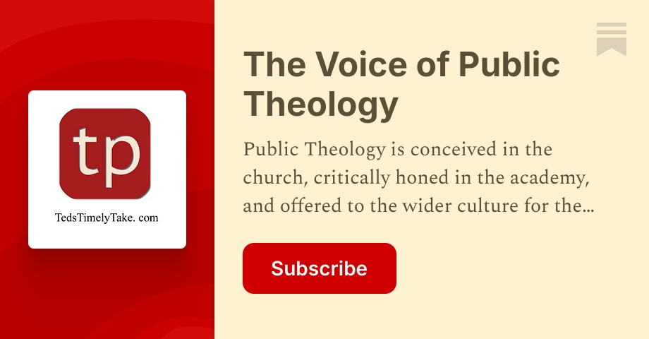 The Voice of Public Theology | Ted Peters | Substack