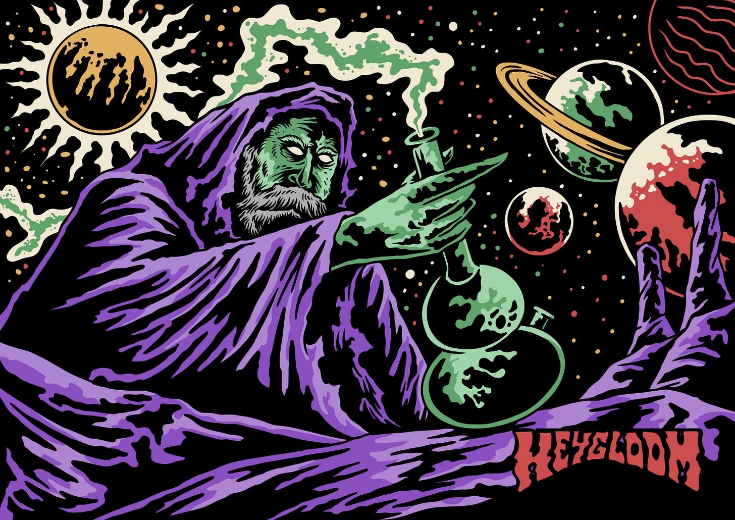 Do amazing art of stoner, weed, psychedelic, unique style by Gloomink |  Fiverr