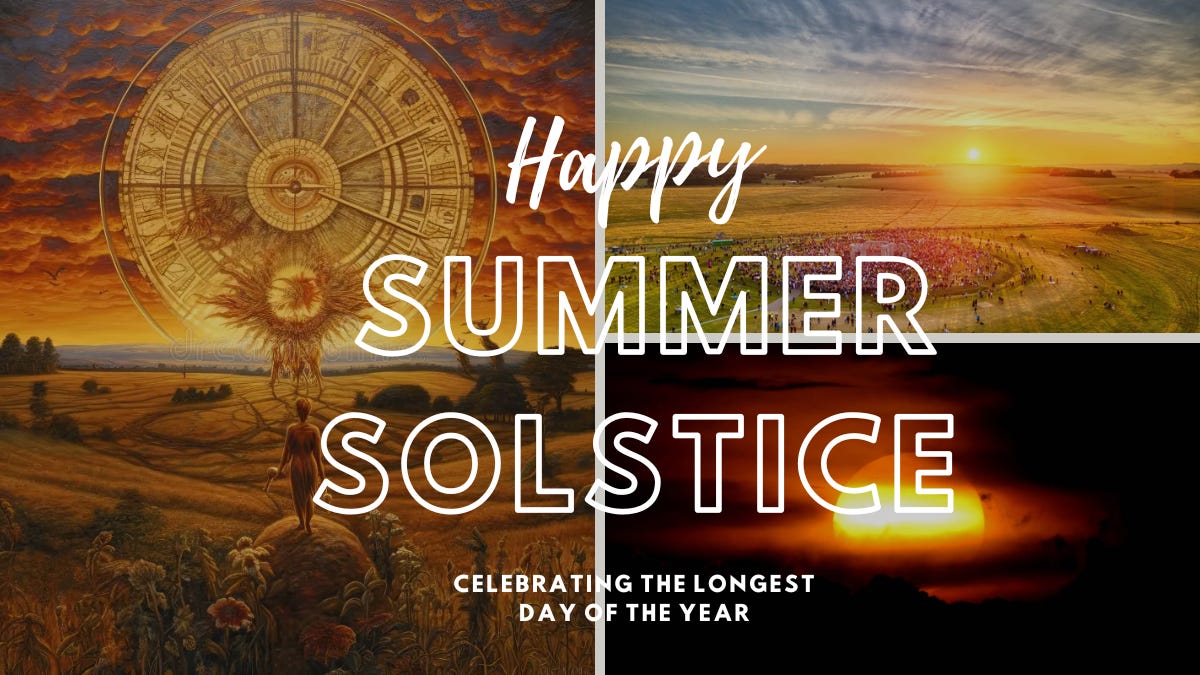 Happy Summer Solstice Celebrating the Longest Day of the Year - STRANGE ...