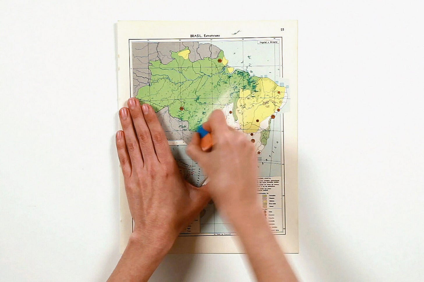 Marina Camargo, Brazil. Extrativismo, (video, 10'14"; still), 2017 [Galeria Superfí­cie, São Paulo. © Marina Camargo]