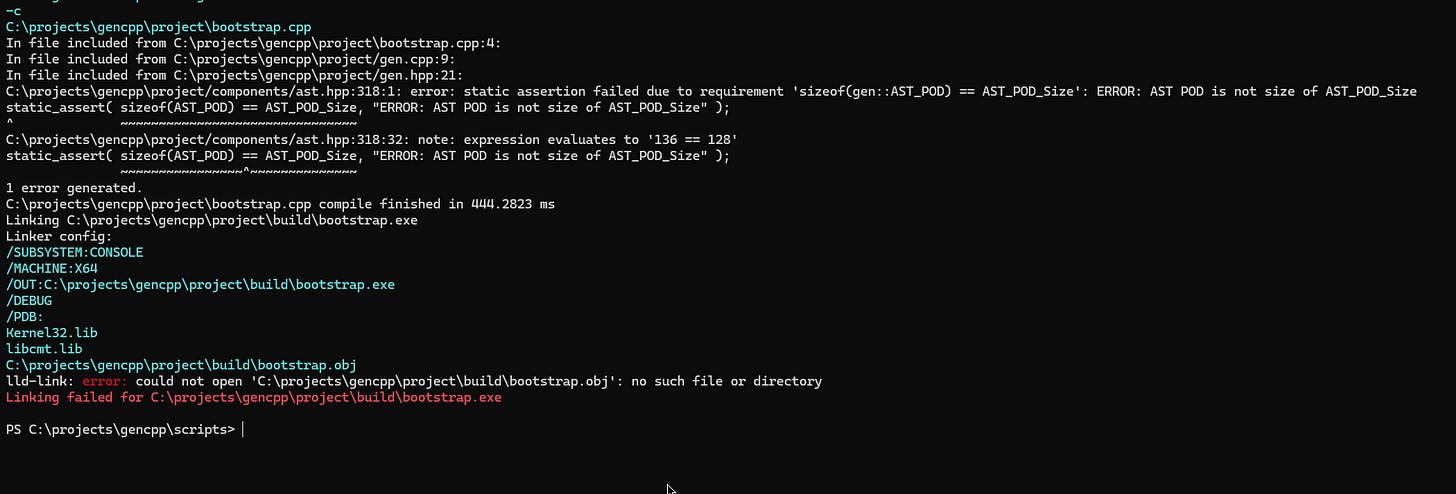 C/C++ Toolchain usage on Windows from scratch with just PowerShell