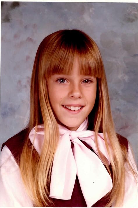 Six childhood images of memoir coach Christine Wolf, who recently published her first book.
