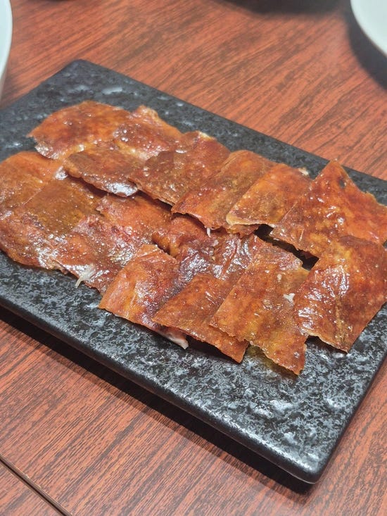 Peking Duck skin