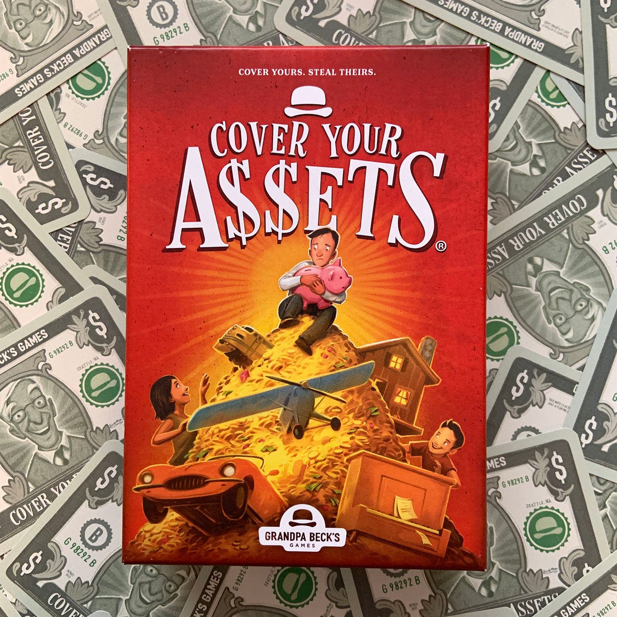 Cover Your Assets | Family Games | Grandpa Beck's Games | Grandpa Beck's  Games