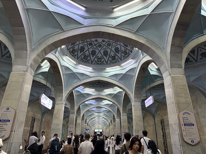 The metro in Tashkent