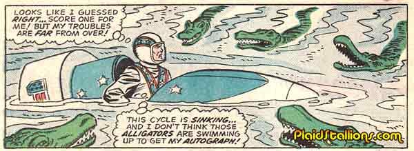 Evel Knievel comic book I Marvel I IDeal I Plaidstallions.com