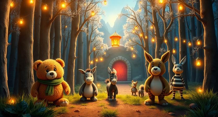 Pooh and the Expotition Into Elfland