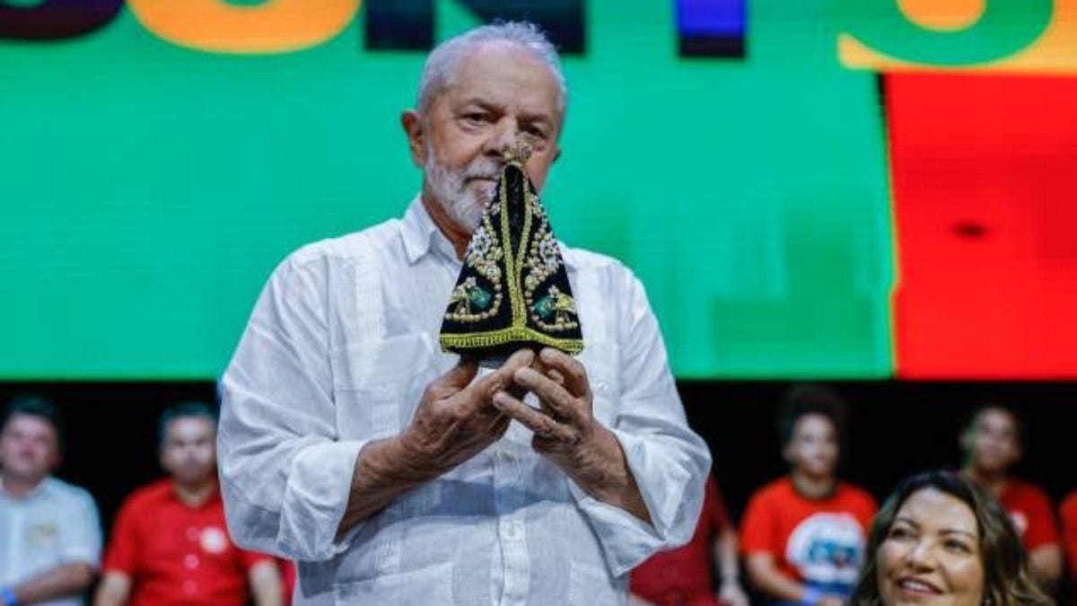 Em carta, Lula diz que todas as religiões serão respeitadas