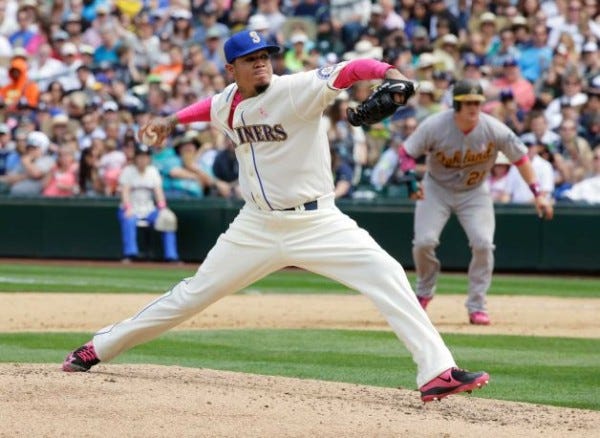 felix hernandez mariners winner of the week american league mlb 2015 felix hernandez mariners winner of the week american league mlb 2015
