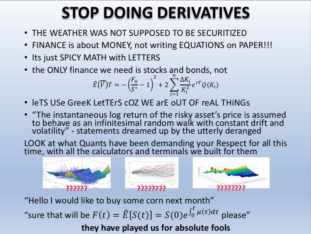 STOP DOING DERIVATIVES : r/mathmemes STOP DOING DERIVATIVES : r/mathmemes