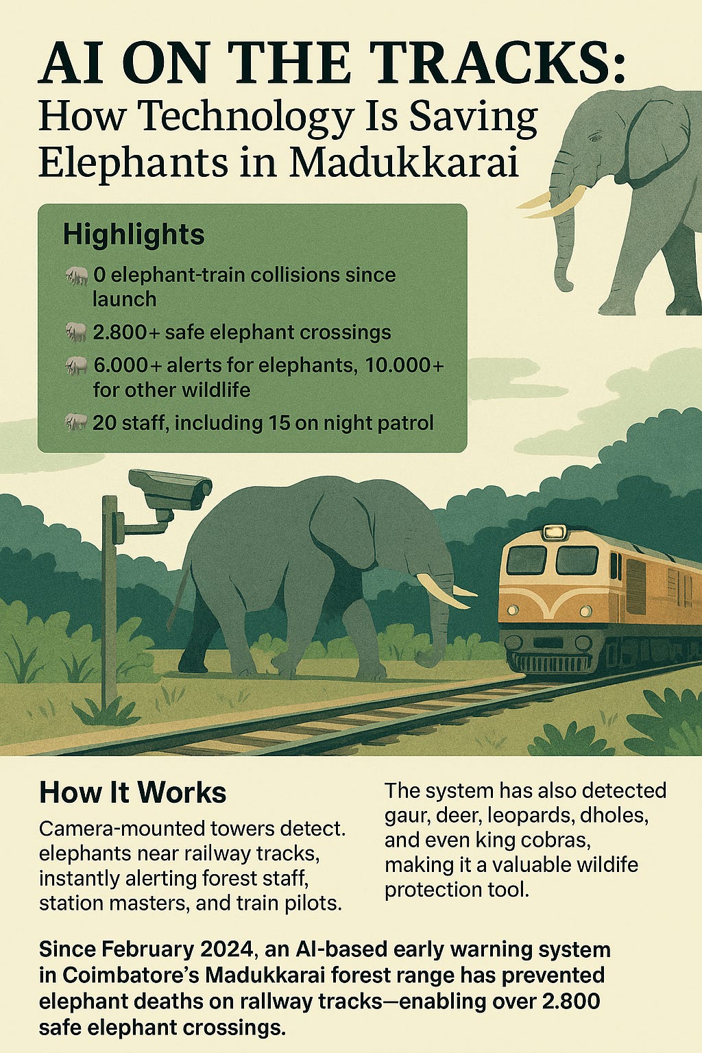 How AI Is Saving Elephants in Madukkarai