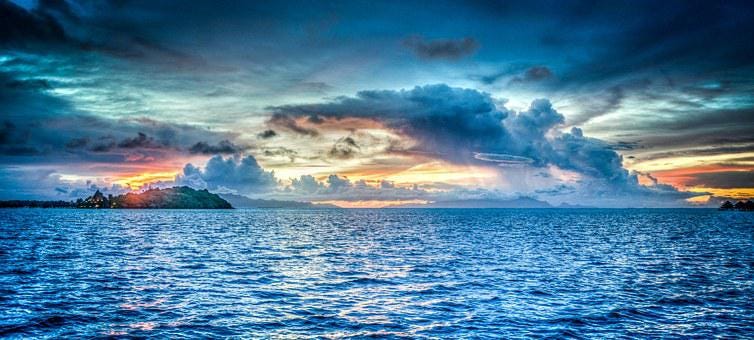 Bora-Bora, French Polynesia, Sunset