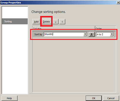 sorting sql server reporting services month names