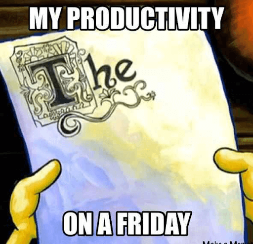 productivity on a friday productivity on a friday
