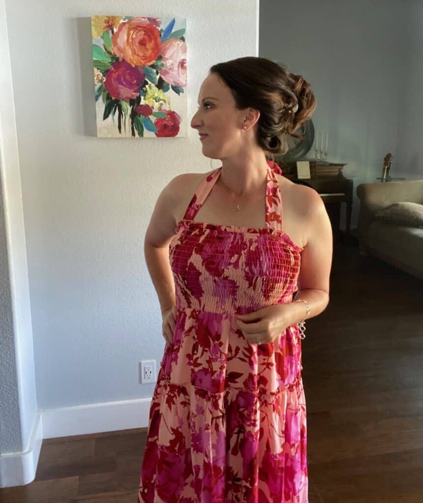 Read Kristy's tips on how to wear a halter neck dress - the ultimate summer style statement. Three easy ways to next level your femininity!