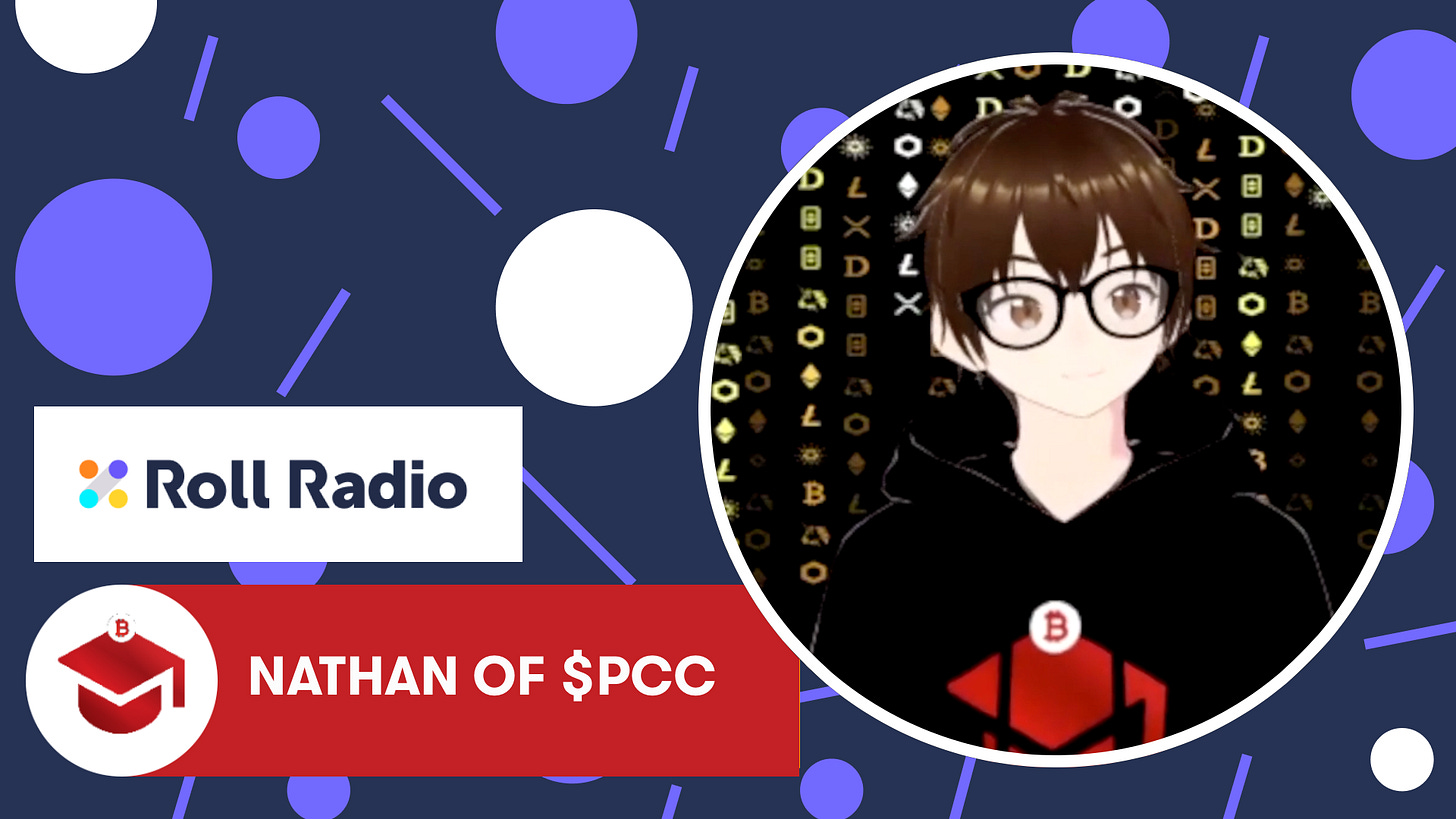 Roll Radio E027: Co-Founder of Performante Community Culture Nathan of $PCC