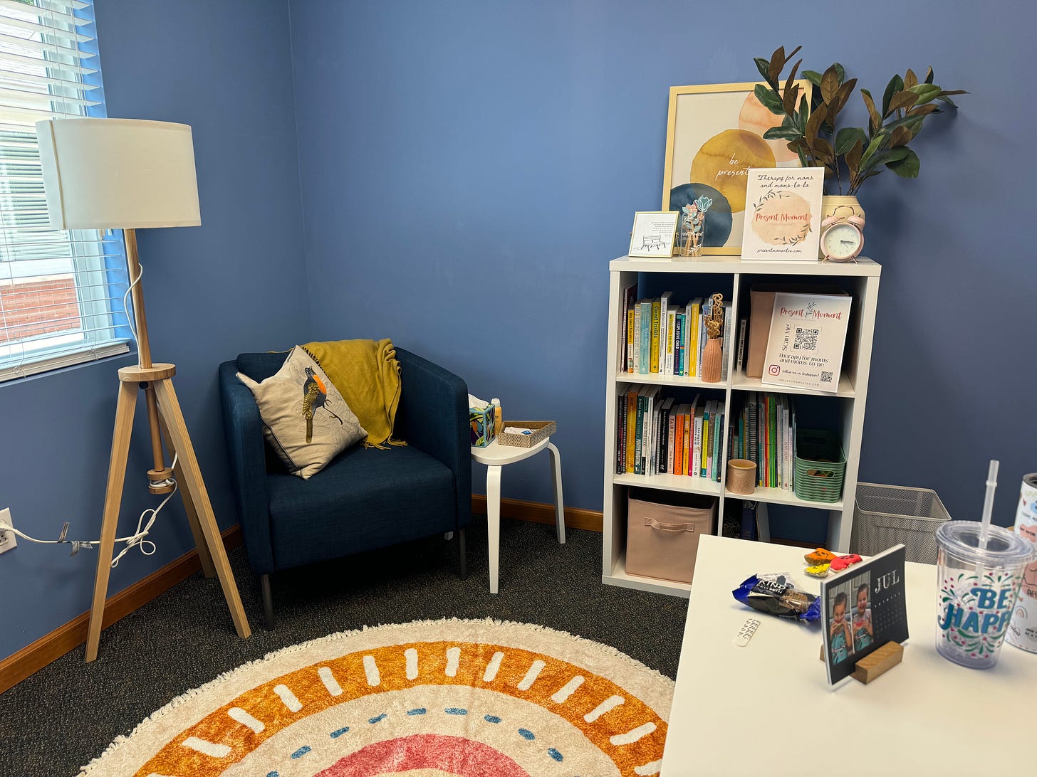 therapy office therapist chair