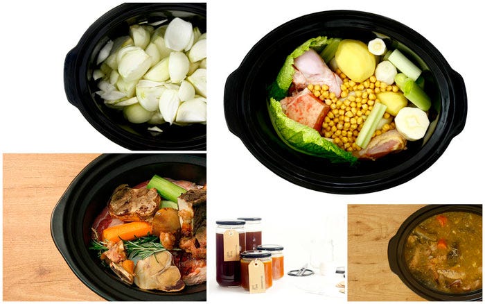 Caldos. Diez recetas para crock pot o slow cooker