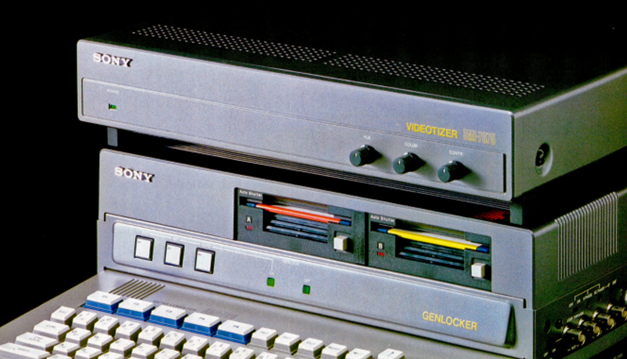 How Sony Made TV Graphics in 1982 - by ObsoleteSony