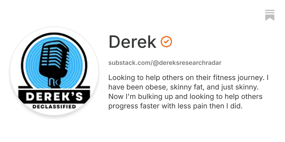 Derek | Substack