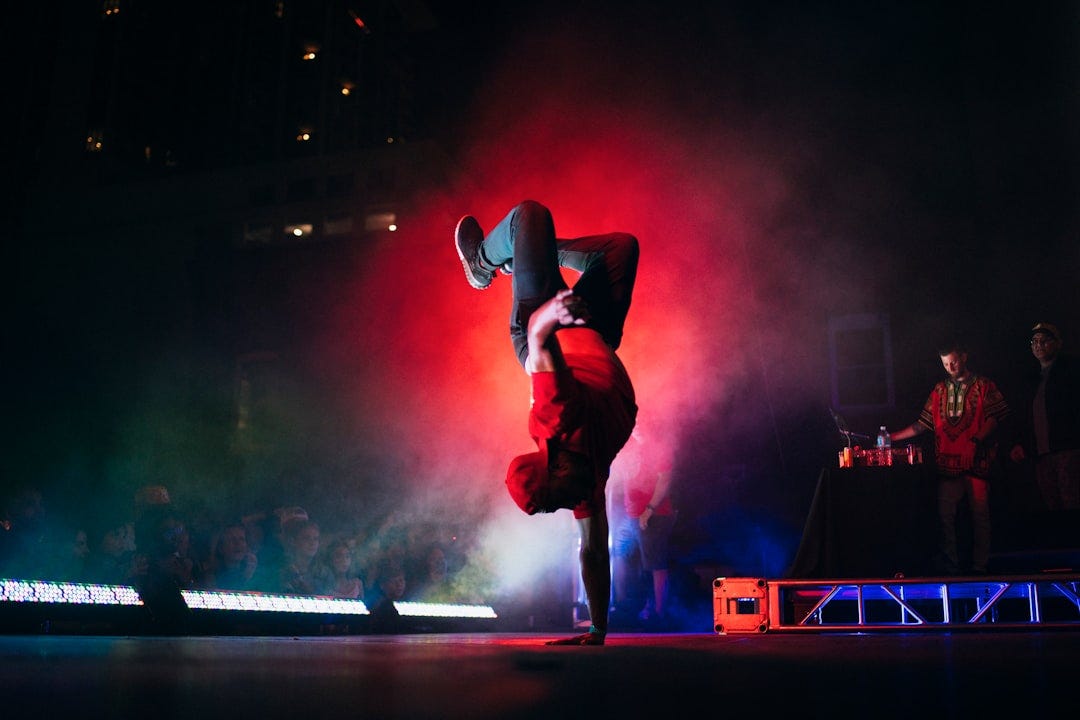 <p>Photo by <a href="https://unsplash.com/@mafonso?utm_source=storipress&utm_medium=referral&utm_campaign=api-credit">Michael Afonso</a> / <a href="https://unsplash.com/?utm_source=storipress&utm_medium=referral&utm_campaign=api-credit">Unsplash</a></p> This was taken at Immerse, in Orlando, Florida. This crew had a bunch of epic moves and movements and this one was taken just in time.