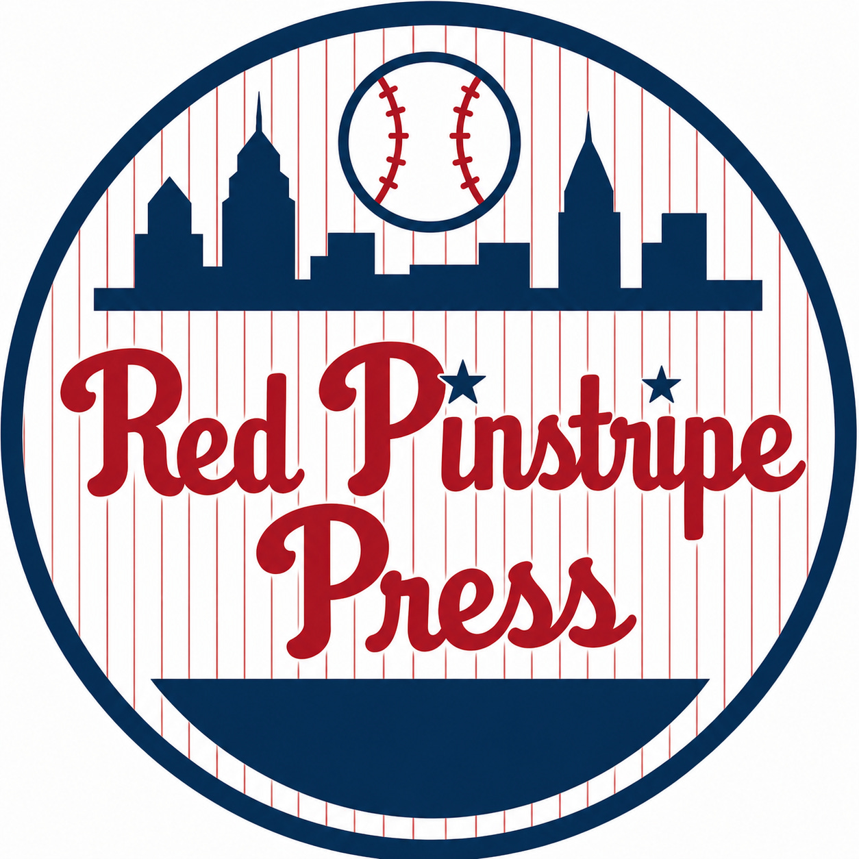 Red Pinstripe Press logo