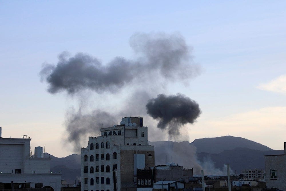 Joint US-UK aggression targets Yemen's Sanaa, Amran Joint US-UK aggression targets Yemen's Sanaa, Amran