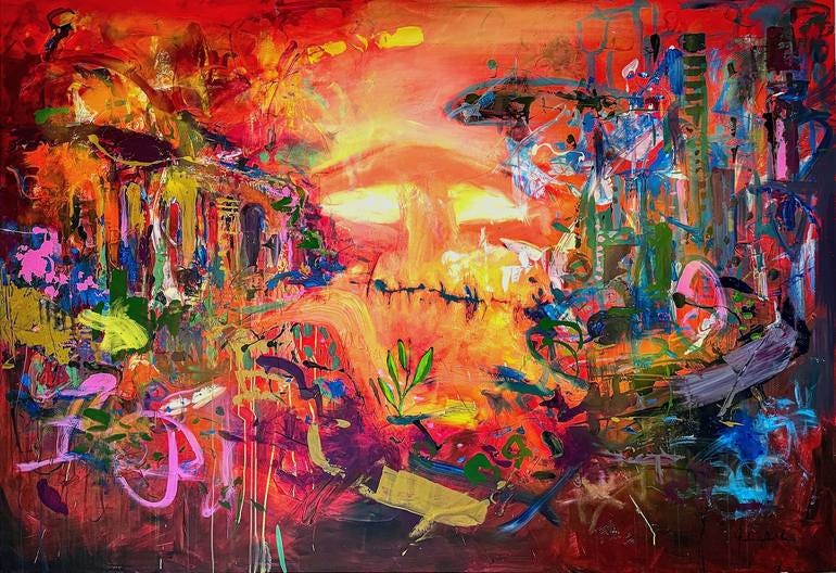 Climax Painting by Raluca Nedelcu | Saatchi Art