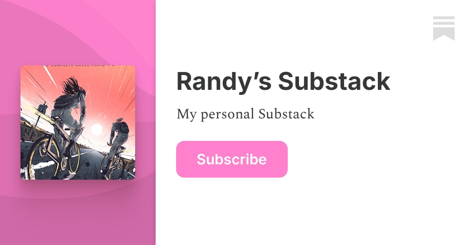 Randy’s Substack | The Raffle Novel | Substack