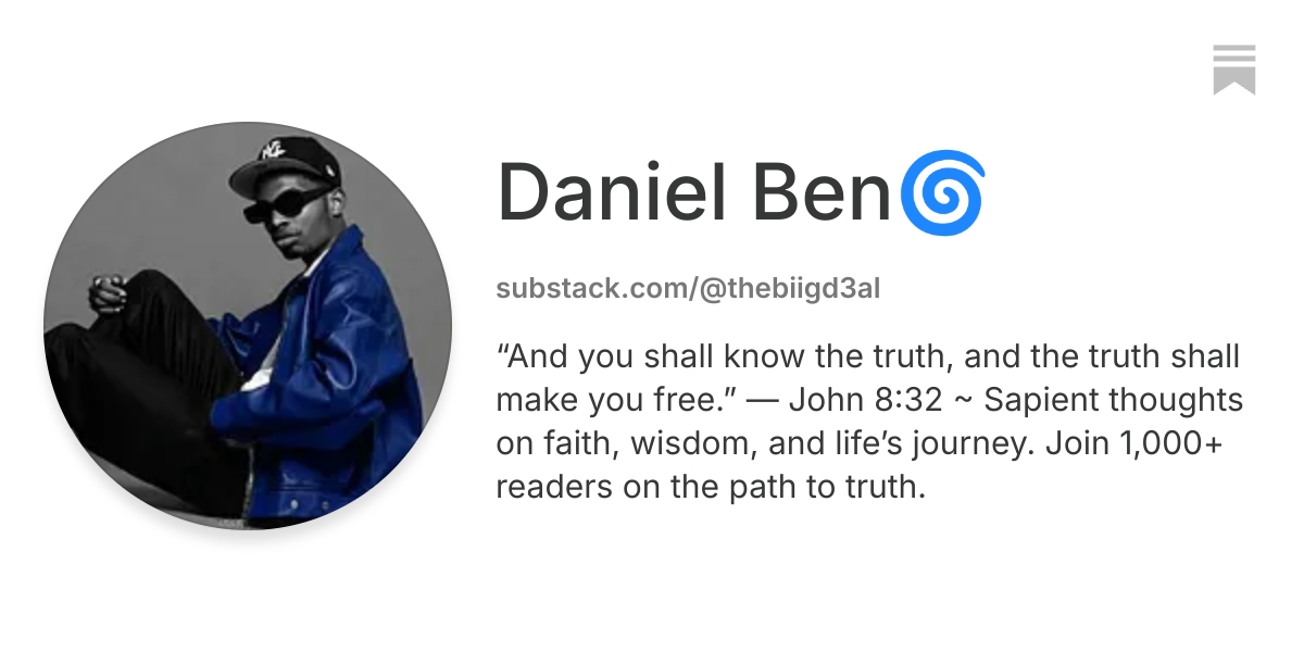 Daniel Ben🌀 | Substack