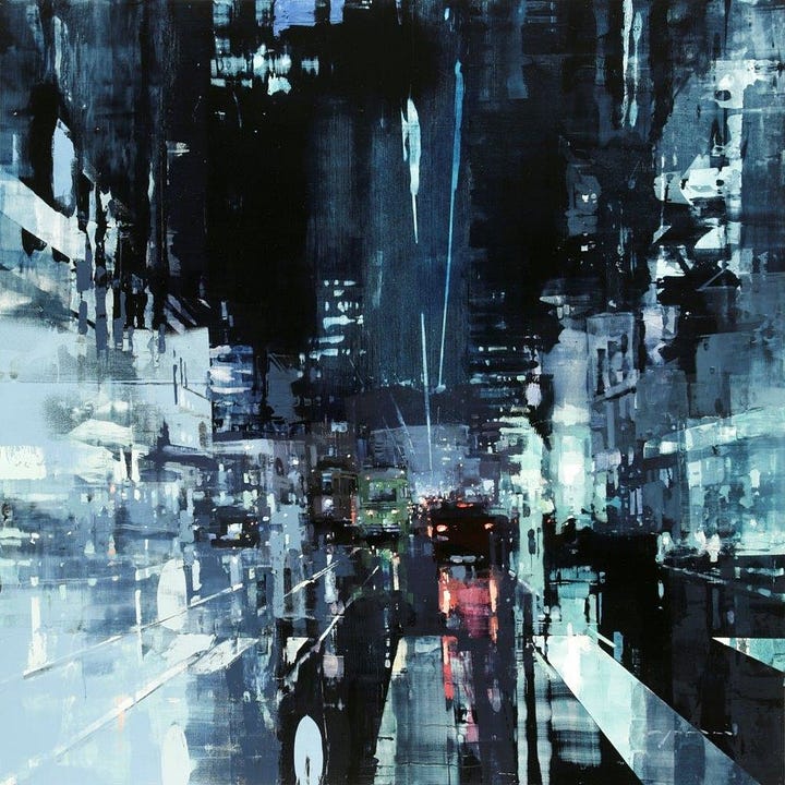 Jeremy Mann's paintings