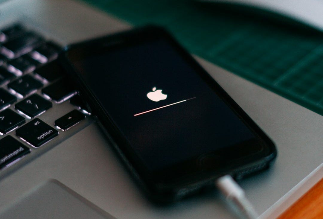 iPhone charging on MacBook