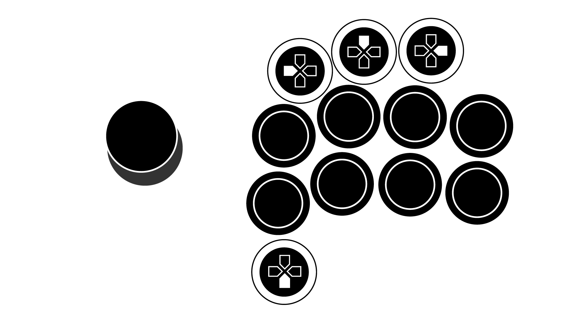 ファイトup FightBox M8-CrossUP – Sanwa/Crown Arcade Joystick for PC