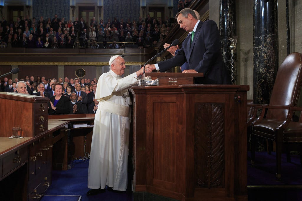 Pope Francis thanks Speaker Boehner for inviting him to ad… | Flickr Pope Francis thanks Speaker Boehner for inviting him to ad… | Flickr