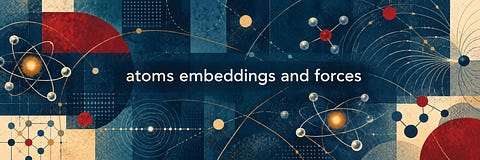 atoms embeddings and forces