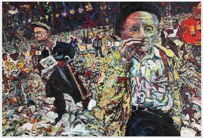 A painting of a person smoking

Description automatically generated